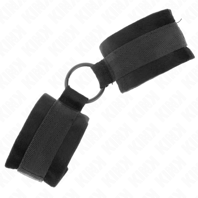 Kink Beginner Fur Cuffs Black O-Ring 15-25CM - image 3