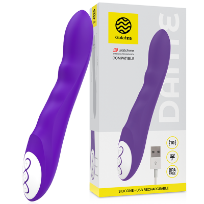 Galatea Dante Purple Vibrator with WatchMe Remote - image 2