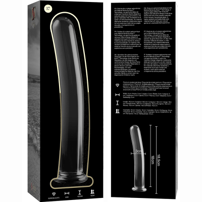Nebula Series Model 17 Clear Glass Dildo 18.5cm - image 6