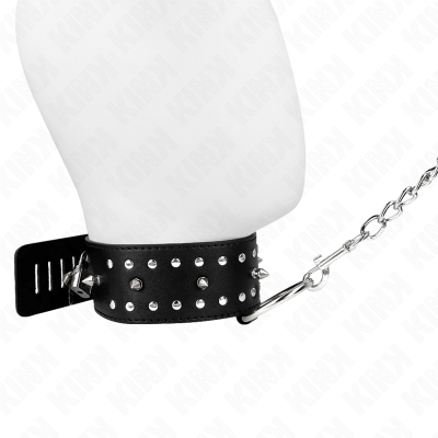 Necklace With Leash 65 CM With Silver Studs Model 1 Adjustable 36-43 C - image 4