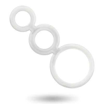 Addicted Toys Penis Ring Set Clear - image 3