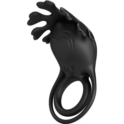 Pretty Love Ruben Vibrator Ring 7 Functions Black - image 2
