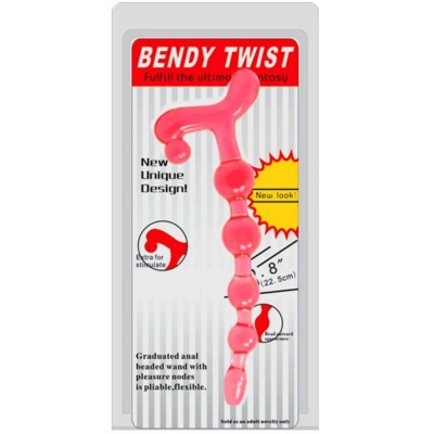 Baile - Bendy Twist Red Anal Balls - image 4