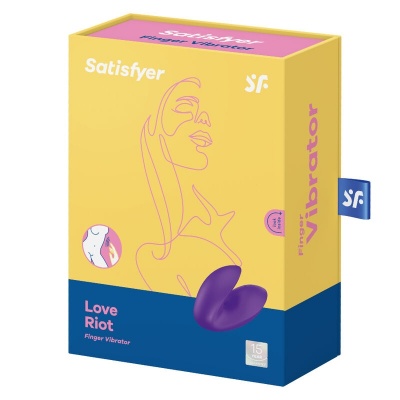 Satisfyer Love Riot Finger Vibrator Purple - image 4