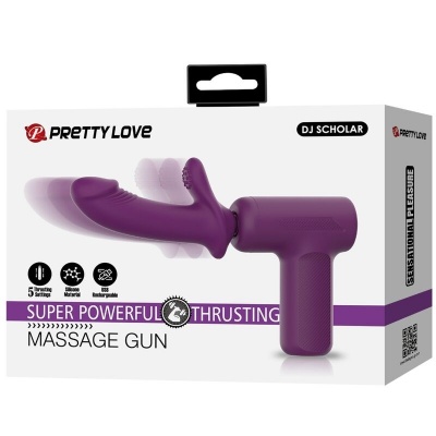 Pretty Love DJ Scholar Massager 5 Settings Purple - image 11