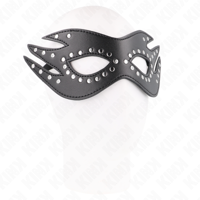 Kink Leatherette Eye Mask with Rivets 26 x 9.5 cm - image 1