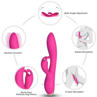 Armony Bonnie Rabbit Vibrator Fuchsia - image 2
