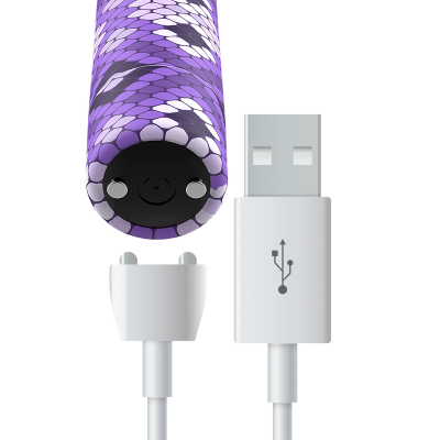 Custom Bullets Rechargeable Snake Purple Magnetic Bullet 10 Intensities - image 5