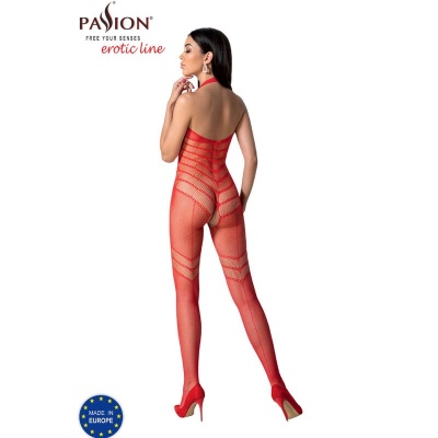 Passion BS100 Bodystocking Red One Size - image 4