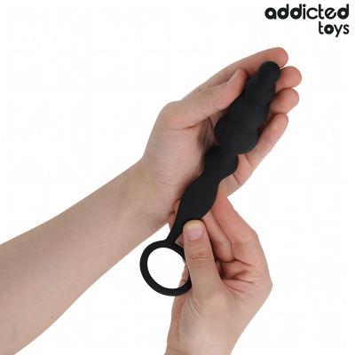 Addicted Toys Anal Plug with Ring Silicone Model 5 - image 3