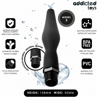 Addicted Toys Anal Cleaner Universal Adapter 2