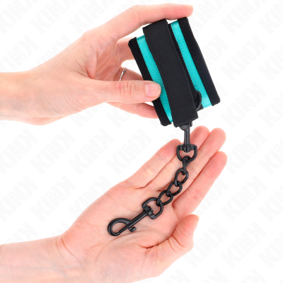 Kink Nylon Hook & Loop Restraints Black Blue 18-32CM - image 4