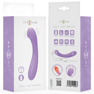 Intense Becky Heatable Vibrator 19cm - Purple - image 8