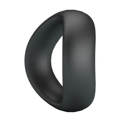 CRAZY BULL - Valen Ergonomic Silicone Cock Ring Black - image 4