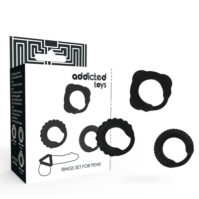 Addicted Toys C-Ring Set Black - image 2