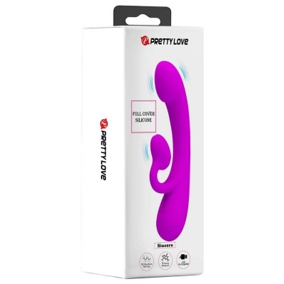 Pretty Love Sincere Clitoral Vibrator Sucker Purple - image 9