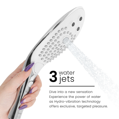 Womanizer - Wave Clitoral Stimulating Shower Head Chrome - image 5