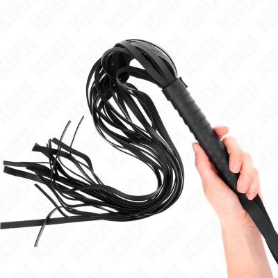 Kink Black Short Handle Long Tail Whip 70 Cm - image 1