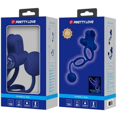 Pretty Love Remington Double Ring with Plug Blue - image 10