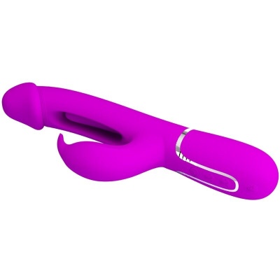 Pretty Love Kampas Rabbit Vibrator Tongue Fuchsia - image 5