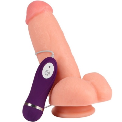 Shequ Red Eagle Vibrator Dildo With Remote Control 17 CM - image 3