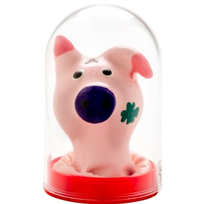 Condomerie Hand-Painted Novelty Condoms Pig Head - image 1