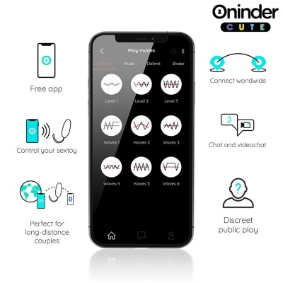 Oninder Cute Love Pleasure Vibrating Egg - image 5