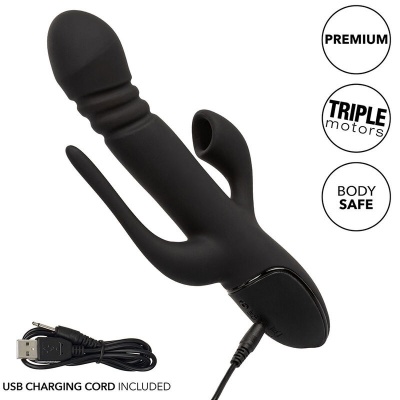 CalExotics Triple Euphoria Vibrator Black - image 10