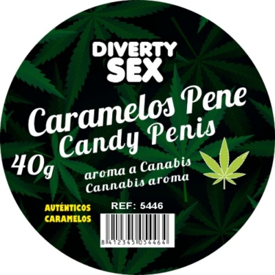 Diablo Goloso - 20 Cannabis Aroma Penis Candies - image 2