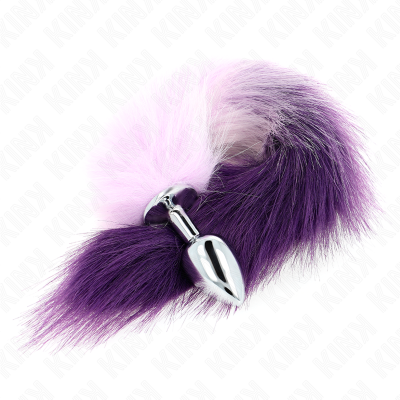 Kink Anal Plug S 7x3cm Synthetic Tail 40cm Purple - image 3