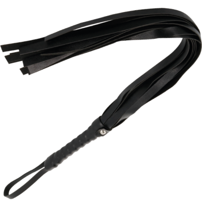 Black Bondage Whip 45 Cm - image 1