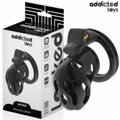 Addicted Toys Locked Sealed Crypt Penis Cage 8cm