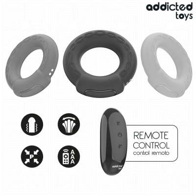 Addicted Toys Heating Effect Vibrating Cock Ring - image 7