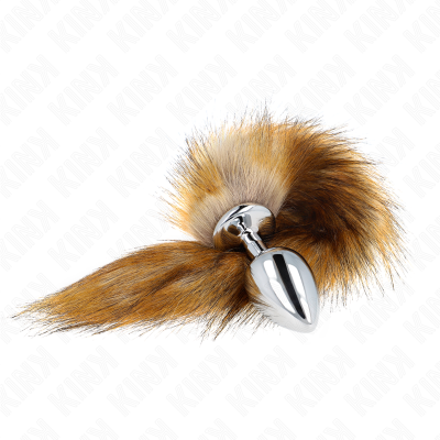 Kink Anal Plug L 10x4cm Synthetic Tail 40cm Brown - image 3