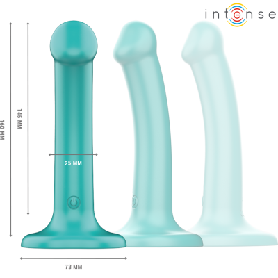 Intense Katie Suction Cup Vibrator 10 Modes Blue - image 2