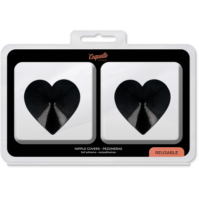 Coquette Chic Desire Nipple Covers Black Hearts - image 5