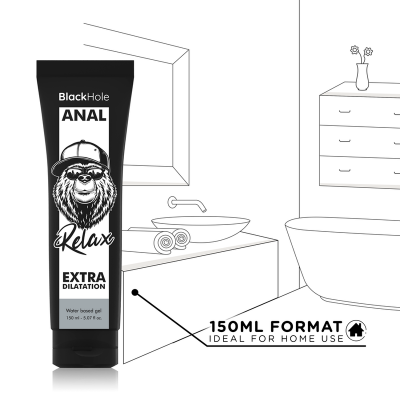 Black Hole Water-Based Dilation Gel 150ml - image 5