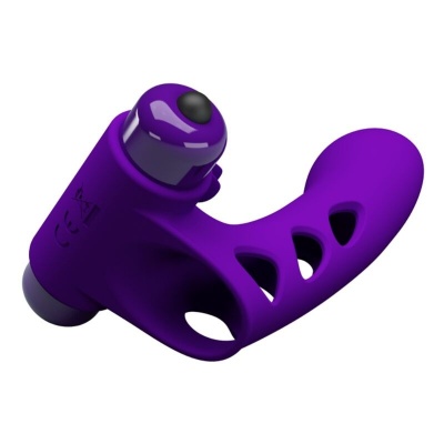 Pretty Love Orlando Purple Vibrator Finger Cover - image 4