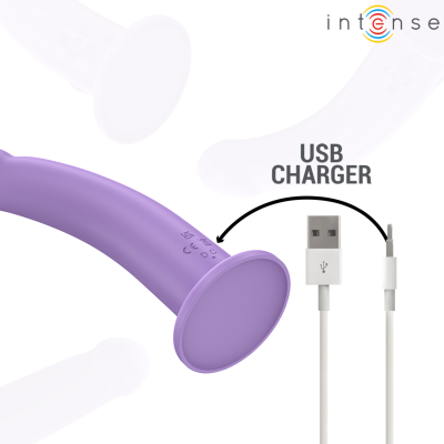 Intense Eddie Vibrator 17.5cm - Purple Remote - image 7