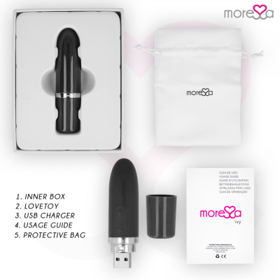 Moressa Ivy Vibrator Travel Black - image 6