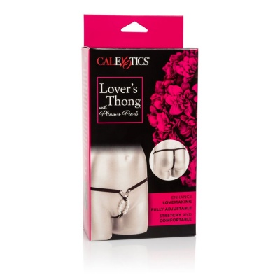 CalExotics Lovers Thong with Pleasure Pearls - image 3