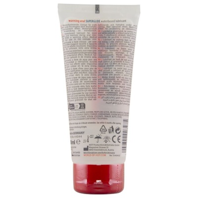 HOT Anal Superglide Warming Lubricant 100ml - image 2