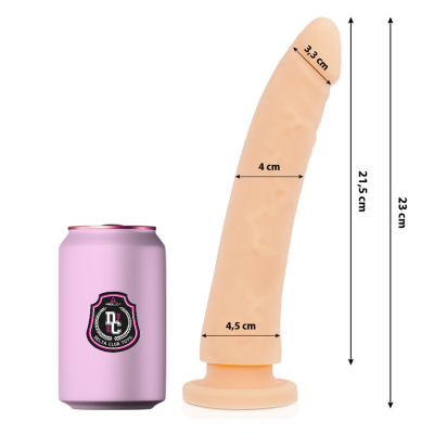 Deltaclub Natural Medical Silicone Dildo 23 CM