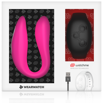 Wearwatch - Watchme Dual Technology Vibrator Fuchsia/azabache - image 6