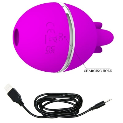 Pretty Love Gemini Ball Purple Vibrator - image 4