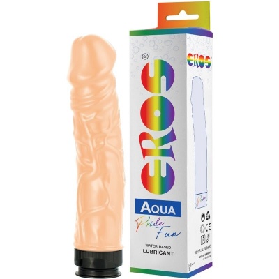 Pride Eros Aqua Lgbt Pride Dildo and Water-Based Lubricant