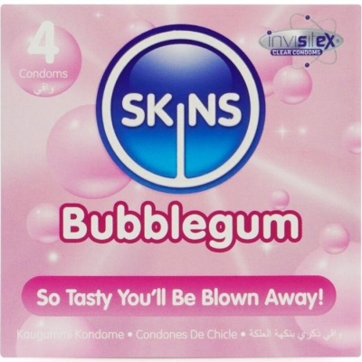 Skins Bubblegum Premium Condoms 4 Units - image 1