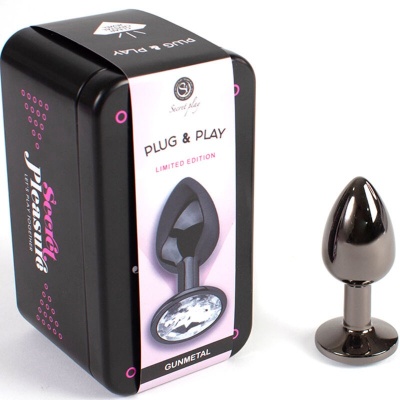 Gunmetal Butt Plug Small Size 7 cm - image 2
