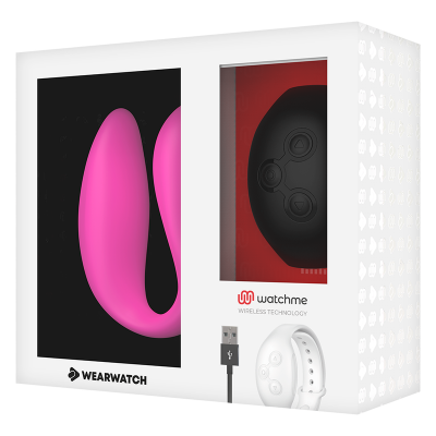Wearwatch - Watchme Dual Technology Vibrator Fuchsia/azabache - image 7