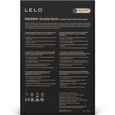 Lelo Enigma Double Sonic Vibrator A-Spot Black - image 5